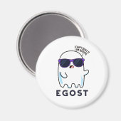 Egost Funny Halloween Ego Ghost Pun Magneet (Voorkant / Achterkant)