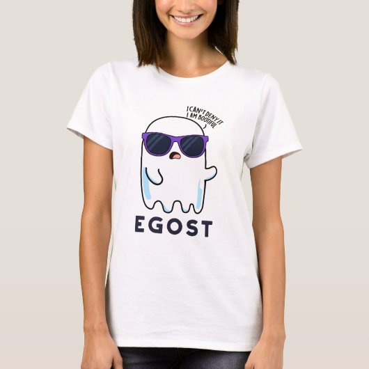 Egost Funny Halloween Ego Ghost Pun T-shirt (Voorkant)