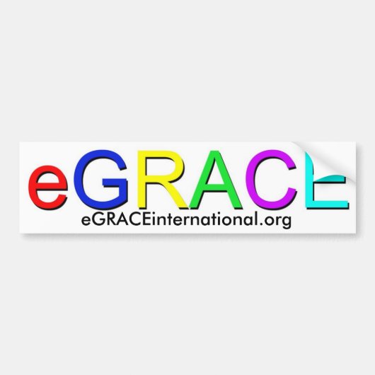 eGRACE: De Bumpersticker (Voorkant)