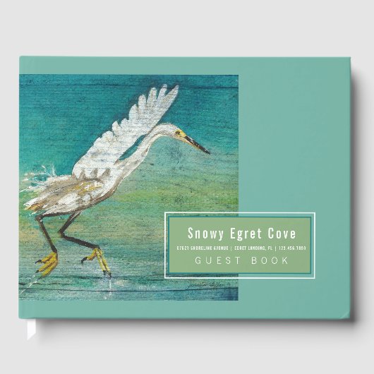 Egret Beach House Vacation Rental Guest Book Gastenboek (Voorkant)