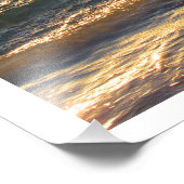 Egret bij de fotografische afdruk van het strand (Hoek)