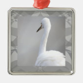 Egret Bird Photo Ornament  (Voorkant)