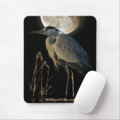 EGRET - BLUE HERON Mousepad Series Muismat (Met muis)
