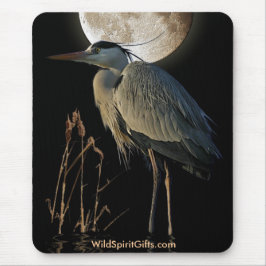 EGRET - BLUE HERON Mousepad Series Muismat