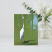 Egret Briefkaart (Staand voorkant)