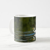 Egret Fish Feast Koffie Mok (Voorkant links)