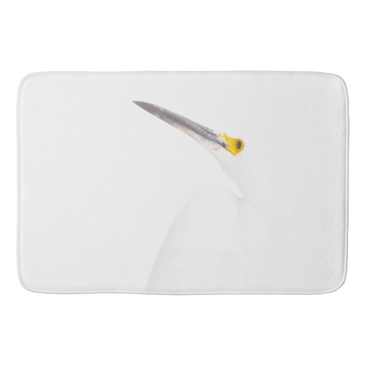 Egret headshot badmat (Voorkant)