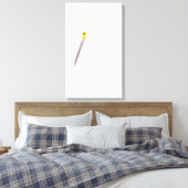 Egret headshot canvas afdruk (Insitu (Slaapkamer))