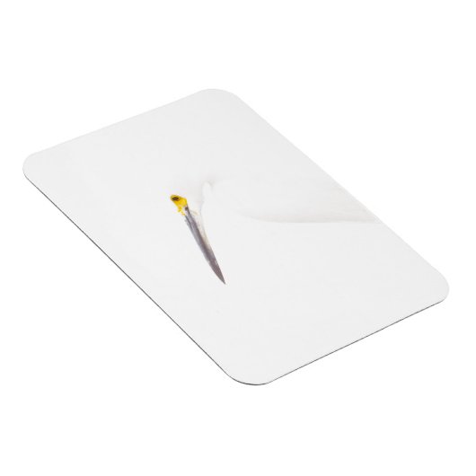 Egret headshot magneet (Rechterzijde)