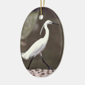 Egret Holiday Ornament (Links)