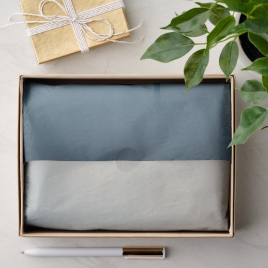 Egret in de mist decoupage tissuepapier (Geschenk)