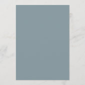 EGRET Leiste Blau Waterverf Denneboom Menu (Achterkant)