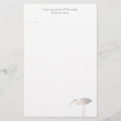 Egret Letterhead papier: Briefpapier (Voorkant)