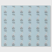 Egret Lucky Bird Cadeaupapier (Vlak)