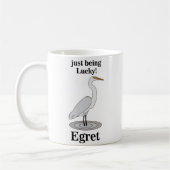 Egret Lucky Bird Koffiemok (Links)