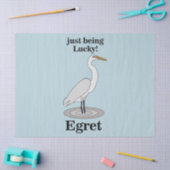 Egret Lucky Bird Tissuepapier (Craft)