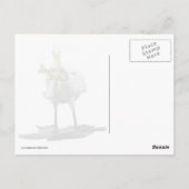 Egret met Lunch Briefkaart (Achterkant)