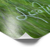 Egret op obligatie foto afdruk (Hoek)