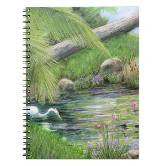 Egret op obligatie notitieboek (Voorkant)