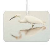 Egret op stille vijver luchtverfrisser (Voorkant)