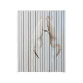 Egret op stille vijver notitieblok (Linkerzijde)