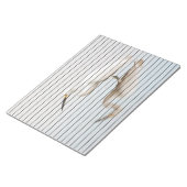 Egret op stille vijver notitieblok (Schuin)