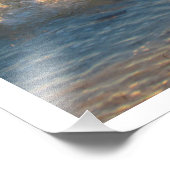 Egret op zonsondergang op de fotografische printer foto afdruk (Hoek)