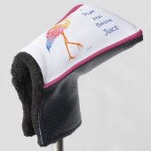 Egret Putter Hoesje Golfheadcover (3/4 voorkant)