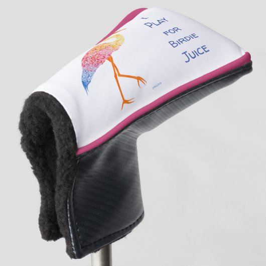 Egret Putter Hoesje Golfheadcover (3/4 voorkant)