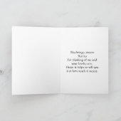 Egret witte vogel wildernis Doctor Dank u kaart (Binnen)