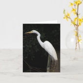 Egretbriefkaart Kaart (Gele Bloem)