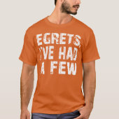 Egrets Ik heb een paar grappige vogels kijken T-shirt (Voorkant)