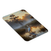 Egrets in Everglades National Park Morning Magneet (Rechterzijde)