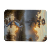 Egrets in Everglades National Park Morning Magneet (Horizontaal)