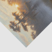 Egrets in Everglades National Park Morning Tissuepapier (Detail)