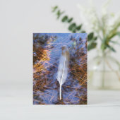 Egrets veer briefkaart (Staand voorkant)
