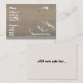 Egrets Wildlife Visitekaartje (Voorkant / Achterkant)