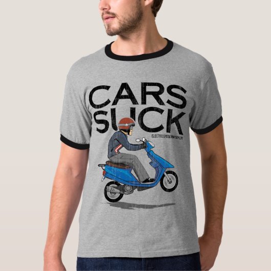 EGS "CARS SUCK" () T-SHIRT (Voorkant)