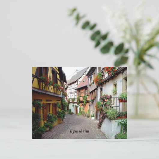 Eguisheim - briefkaart (Staand voorkant)