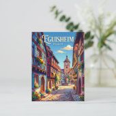Eguisheim France Briefkaart (Staand voorkant)
