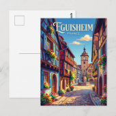 Eguisheim France Briefkaart (Voorkant / Achterkant)