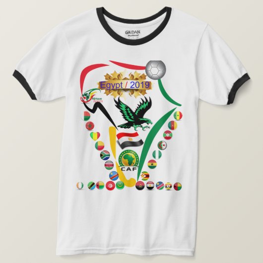 Egypt 2019 africa cup t-shirt (Design voorkant)