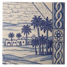 Egypt Azulejo Muurschildering Tegels 4 van 6 Midde