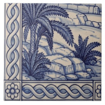 Egypt Azulejo Muurschildering Tegels 5 van 6 Links
