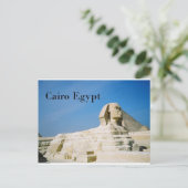 Egypt Cairo Giza Sphinx-2 (St.K.) Briefkaart (Staand voorkant)