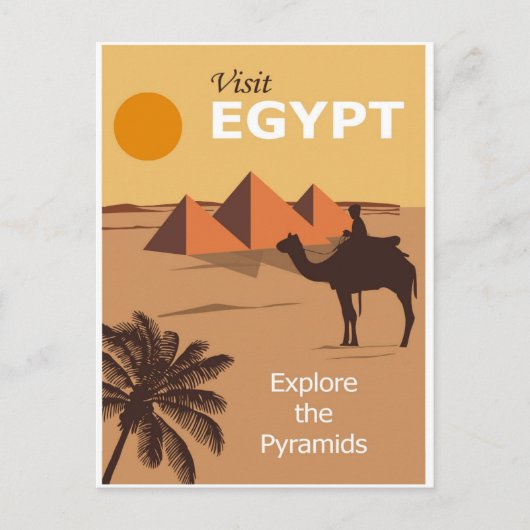 Egypt Cairo Vintage Travel Postcard Briefkaart (Voorkant)
