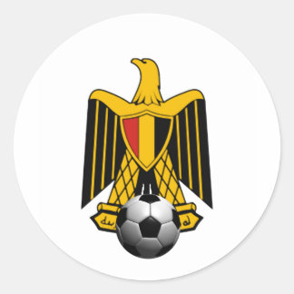 Egypt Eagle Voetbal football Embleem Ronde Sticker
