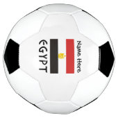 Egypt Egyptische Vlag Gepersonaliseerd Voetbal (Gedraaid)