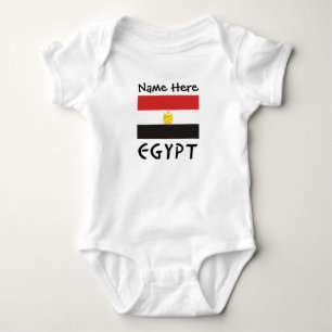 Egypt Egyptische Vlag Persoonlijk Romper