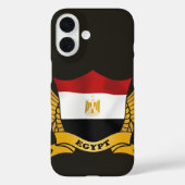 Egypt Flag Emblem Case-Mate iPhone Case (Achterkant)